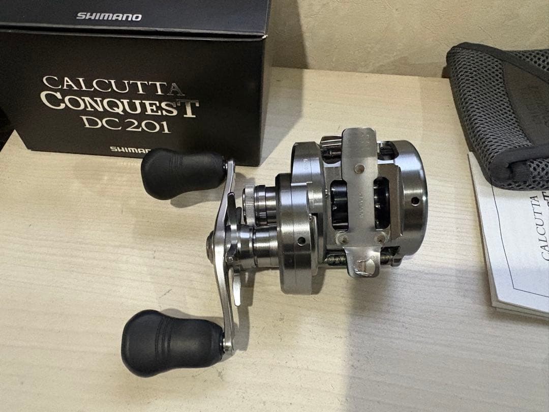 Shimano 20 Calcutta Conquest DC 201 Baitcasting Reel Japan Used | eBay