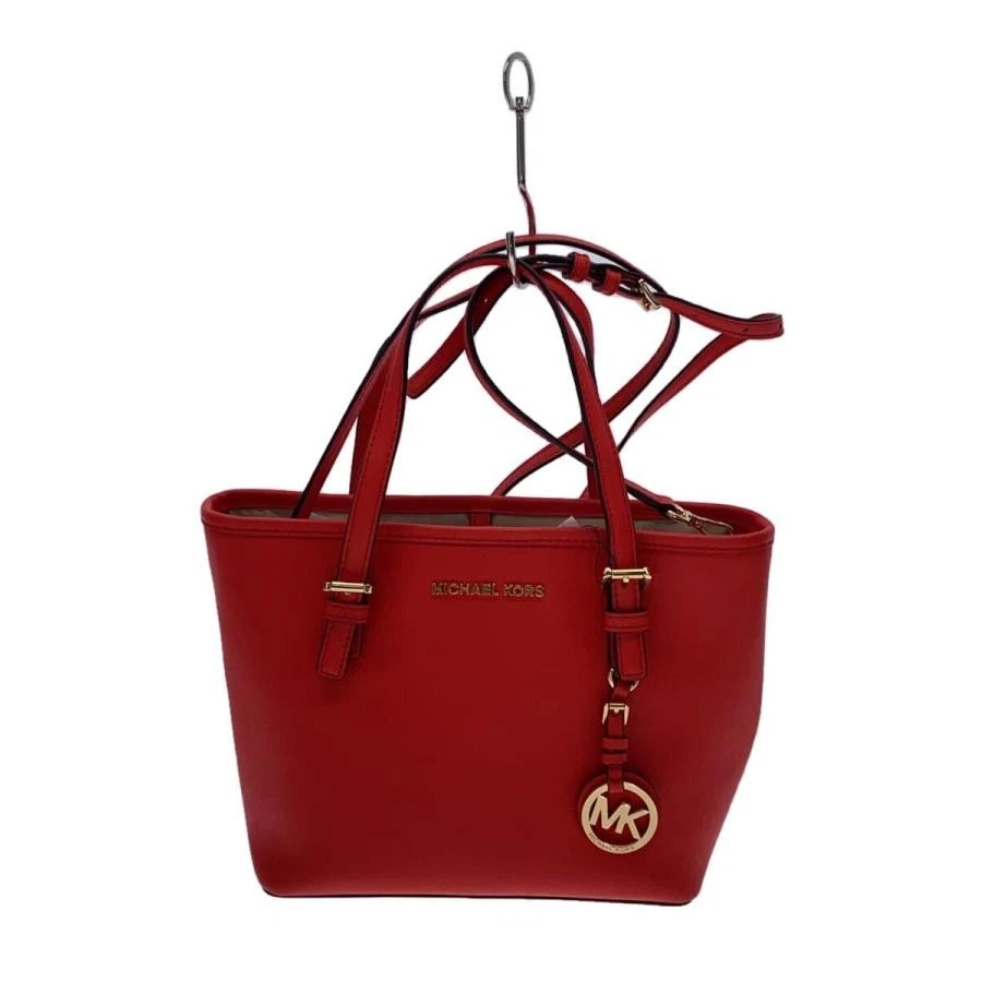 Borsa a tracolla Michael Kors 2 vie con ciondolo borsetta rossa 35T8Gtvt0L xx116_0708