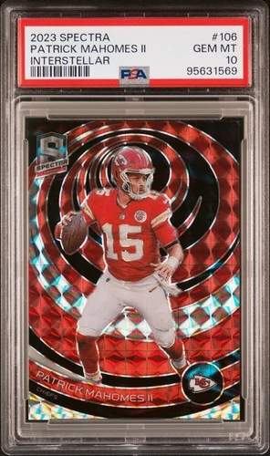 Patrick Mahomes Ii 2023 Panini Spectra #106 Interstellar PSA 10 KC CHIEFS #/60