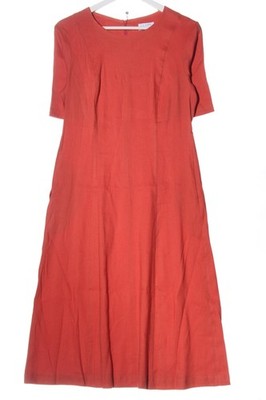 CLAIRE WOMEN Kurzarmkleid Damen Kleid Gr. DE 38 dunkelorange Casual-Look