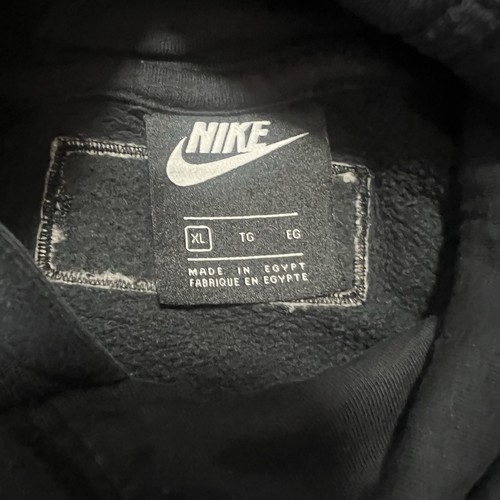 Nike x Kyrie Irving Black With Orange Nike Logo Pullover Hoodie Boy’s Size XL - Picture 3 of 5