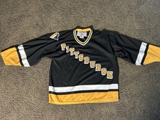 Pittsburgh Penguins CCM Authentic Jersey Large L Vintage 80s 90s