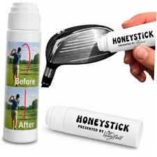 HoneyStick Anti Slice Gel for Golf Clubs - Anti-Hook Spin Reducer for Driver, 3