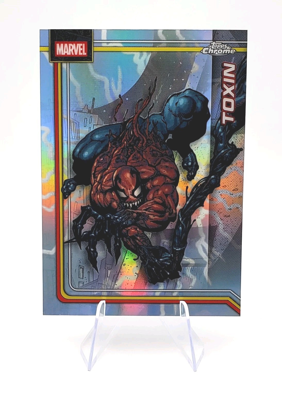 2026 Topps Chrome Marvel - TOXIN #181 - Storm’s Lightning Refractor
