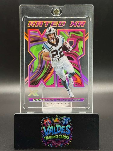 Christian McCaffrey 2022 Panini XR Rated XR Clear Acetate #RXR-17 Panthers 49ers - Bild 1 von 2