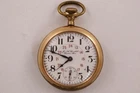 Antique Hamilton 17 Jewels Gold Filled Pocket Watch, Pre-Owned, Runs (#41-134)