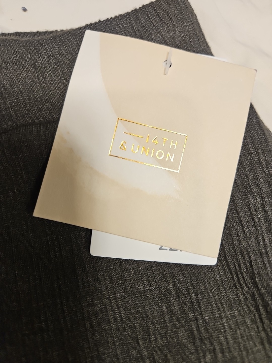 NWT 14th & Union A-Line Skirt WM Size Large Green