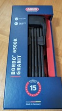 ABUS Bordo Granit  6500K 90 cm  Faltschloss - Schwarz fast wie neu