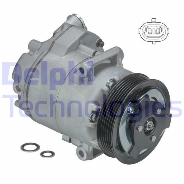 Delphi Kompressor Klima Klimaanlage Klimakompressor TSP0155967-image