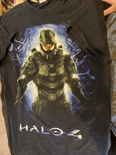 Halo 4 T Shirt Size Large Master Chief XBOX Video Game Short Sleeve