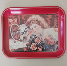 Coca-Cola 75th Anniversary Commemorative Tray "Girl With Roses" 1975