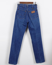 Wrangler Vintage 1970s 13MWZ Denim Jeans Size 26x34 and Scovill Zipper 70s VTG