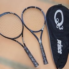 Prince Tritle Threat O3Blue Set Of 2 With Case Prince Racket Tennis Racquet