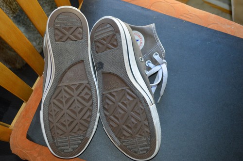 Converse Chuck Taylor All Star HIGH TOP Sneaker zum Schnüren grau Größe 4 Schuhe - Bild 4 von 4