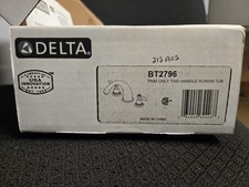 Delta Faucets BT2796 Windemere 2-Handle Widespread Roman Tub Faucet