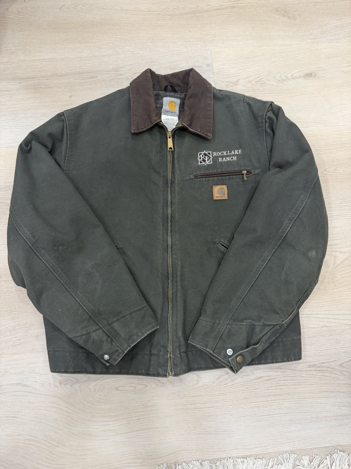 Vintage Carhartt J97 MOS Detroit Jacket Medium Regula… - Gem