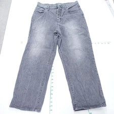 Universal Thread Vintage Recto Straight Jeans Womens 10/30 Faded Gray Stone Wash