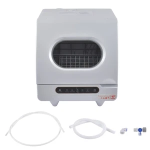White Dishwasher 110V American Standard Full Panel Control for Homes Small Lofts