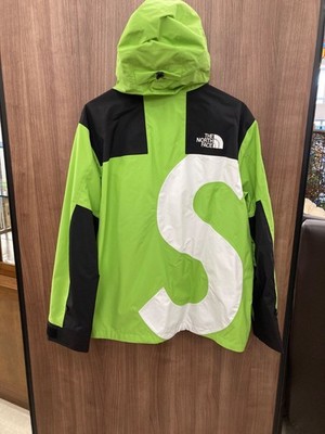 Supreme x The North Face Mountain Jacket L Green NF0A5EHK Used in