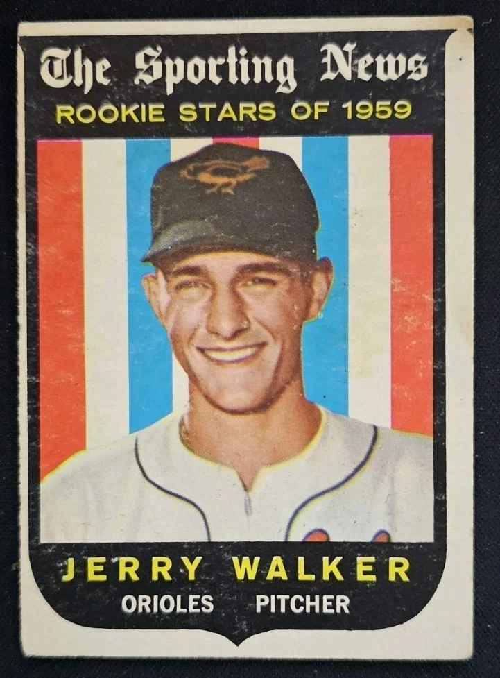 1959 Topps #144 Jerry Walker Baltimore Orioles - RC