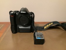 Nikon D60 10.2 MP Digital SLR Camera Black - Body Only With Battery Mount, Strap