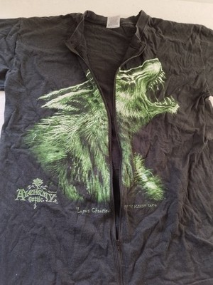 Herren T-Shirt mit Wolf Aufdruck (HipHop, Rap, Punk, Metal) aber eher HipHopgr L