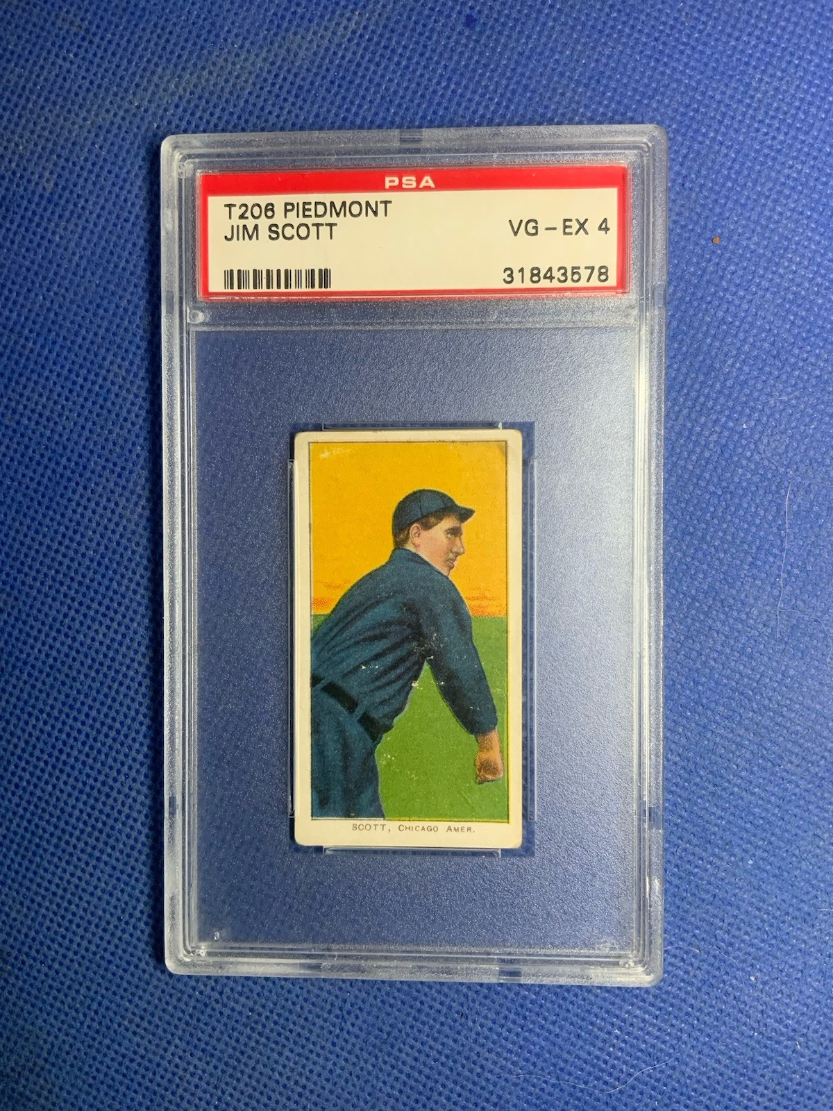 1909 T206 Jim Scott Piedmont - PSA 4