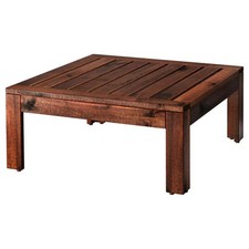 ✴️✴️ IKEA ÄPPLARÖ Gartenmöbel Tisch Hockerelement außen braun las. 63x63 APPLARÖ