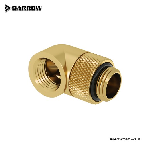 Barrow G1/4" 90 Degree Elbow Rotation Connector Fitting TWT90 4pcs - 第 9/10 張圖片