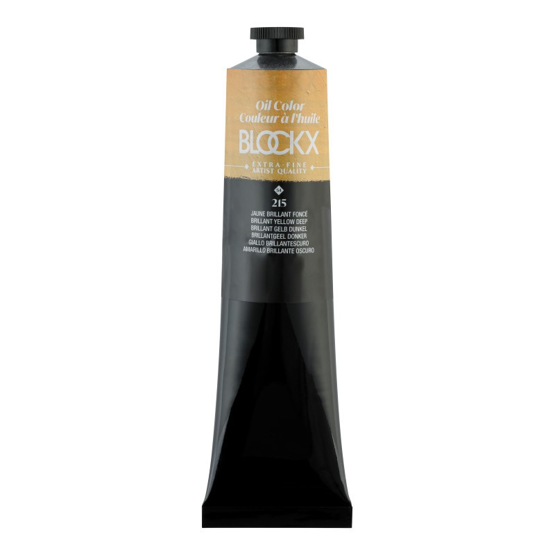 Huile Blockx jaune brillant foncé extra-fine tube 20ml référence 212215BXC