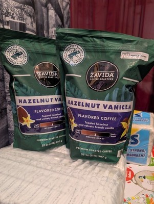 Zavida Coffee Whole Bean Coffee, Hazelnut Vanilla (32 oz.) Great Price