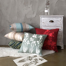 Iris Flowers Stencil for Painting 12x16Inch - Large Flower Stencils for Paint...