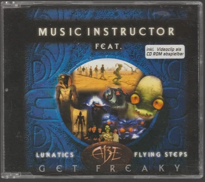 Music Instructor feat. ABE Lunatics Flying Steps - Get Freaky (4 Track Maxi CD) - Bild 1 von 3