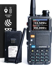 Baofeng BF-F8HP PRO Tri-Band 10W GPS Radio 1000CH USB-C VHF UHF 1.25M