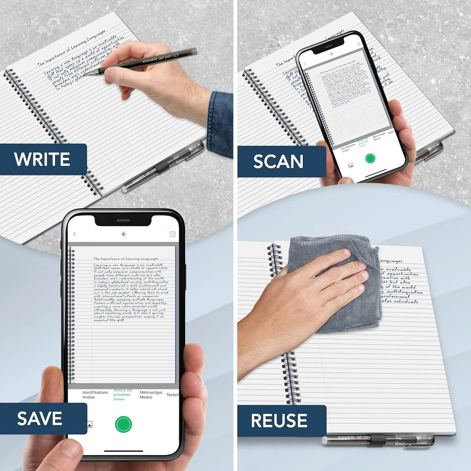 Taccuino Elettronico Digitale Riutilizzabile A4 Come Notebook Con Planner – Ios/ - Immagine 3 di 4