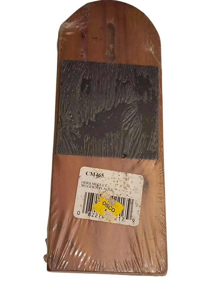 Vintage Kitschy Floral Notepad Holder Wooden Magnetic Cottage New Sealed - Image 3 of 4