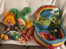 Vintage Hallmark Cards 1983 Rainbow Brite Dolls Lot And Play Set