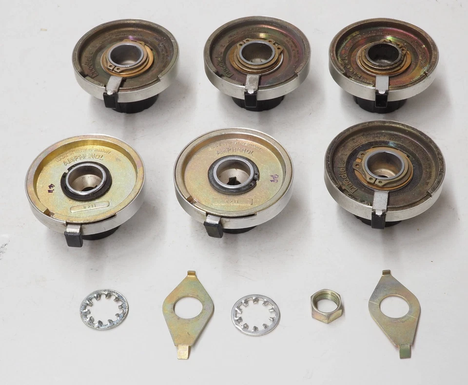 Qty 6 Turn Counting Dials Amphenol D-211 & Duodial RB - Image 2 of 2