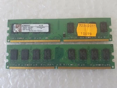 1 x Kingston - 99U5316-058.A00LF - KVR800D2N6/2G  2GB -1,8V - gebraucht  - Bild 1 von 2