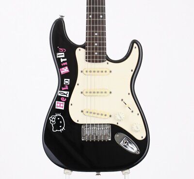 Squier by Fender Hello Kitty Mini Stratocaster BLK [2.57kg Squier by Fender Hello Kitty Mini Stratocaster BLK [2.57kg