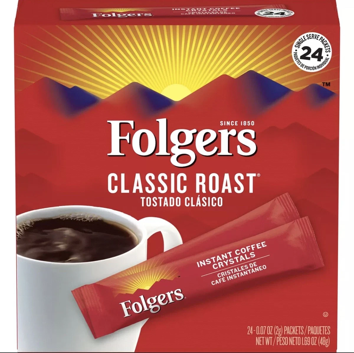 Single serving top coffee packets