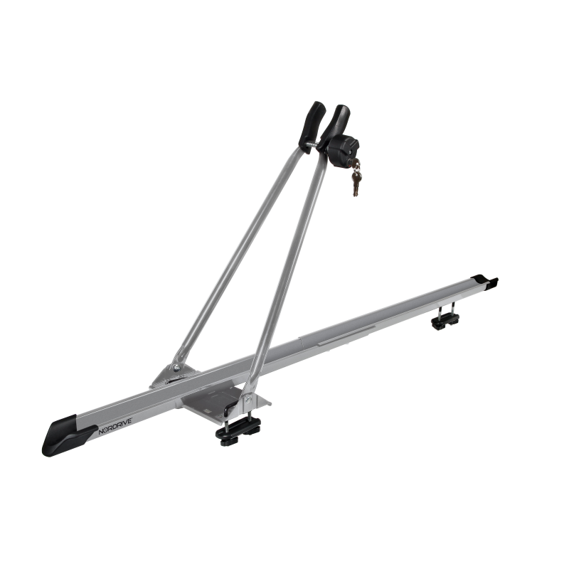 Porte-vélo Universel Nordrive Pour Toit De Voiture - Acier, 15 Kg Max, Homologué, Noir