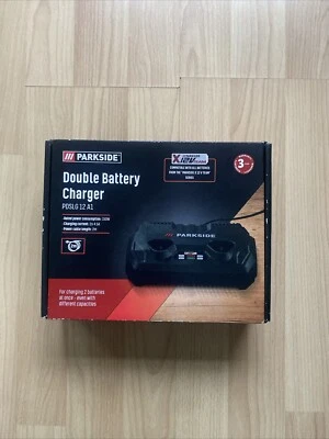 Cargador de batería doble PARKSIDE PDSLG 12 A1 - Para cargar 2 baterías a la vez