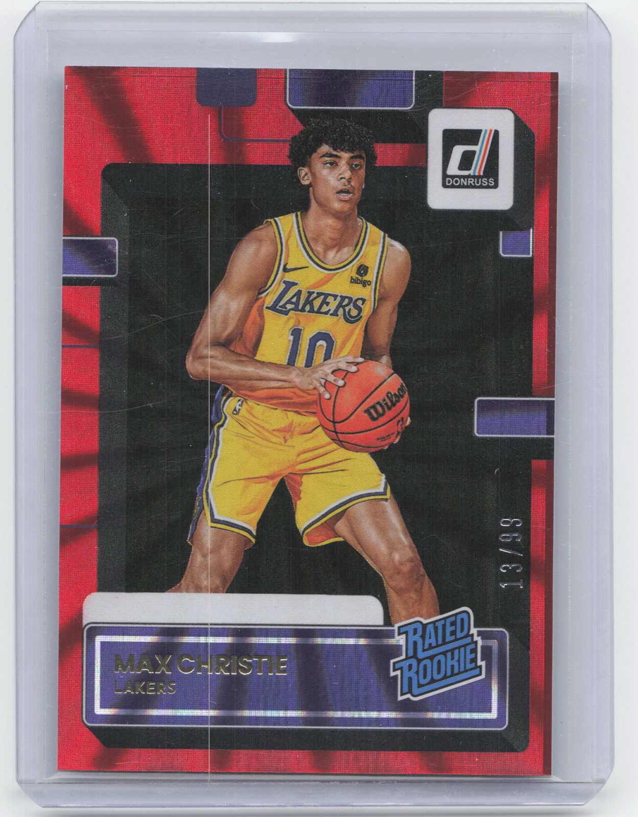 2022-23 Donruss #234 Max Christie Holo Laser Red #/99