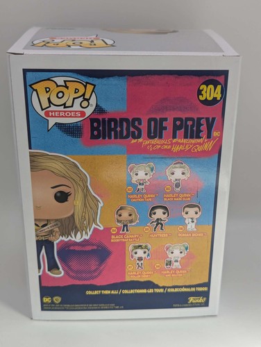 Damaged Box | Black Canary (Boobytrap Battle) | Birds of Prey Funko Heroes #304 - Picture 6 of 8