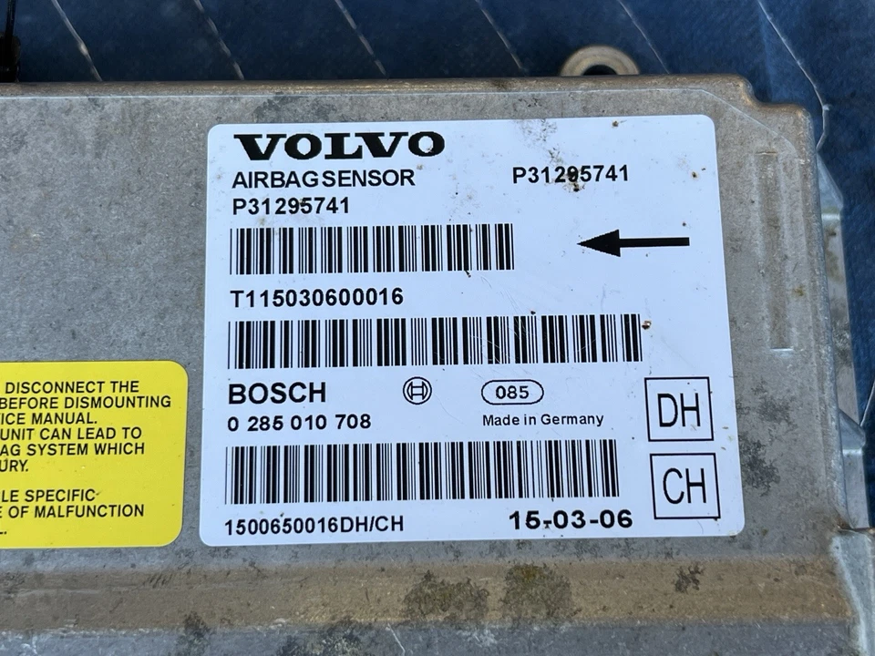 Módulo de control de carrocería Volvo XC70 S80 SRS 2008-2013 BCM 31295741 OEM #4355E Foto 3 de 4