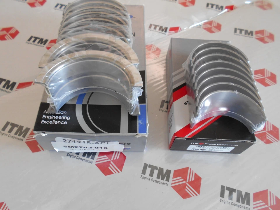 Volvo B18 & B20 AQ130 - P1800 - 122S, 544, 140 Ser. Juego de varilla y rodamientos principales -010 Foto 4 de 4