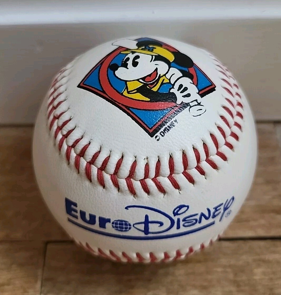 BELOTA DE BÉISBOL VINTAGE AÑOS 90 EURO DISNEY MICKEY MOUSE