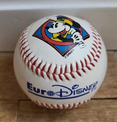 VINTAGE 1990'S EURO DISNEY MICKEY MOUSE BASEBALL BALL