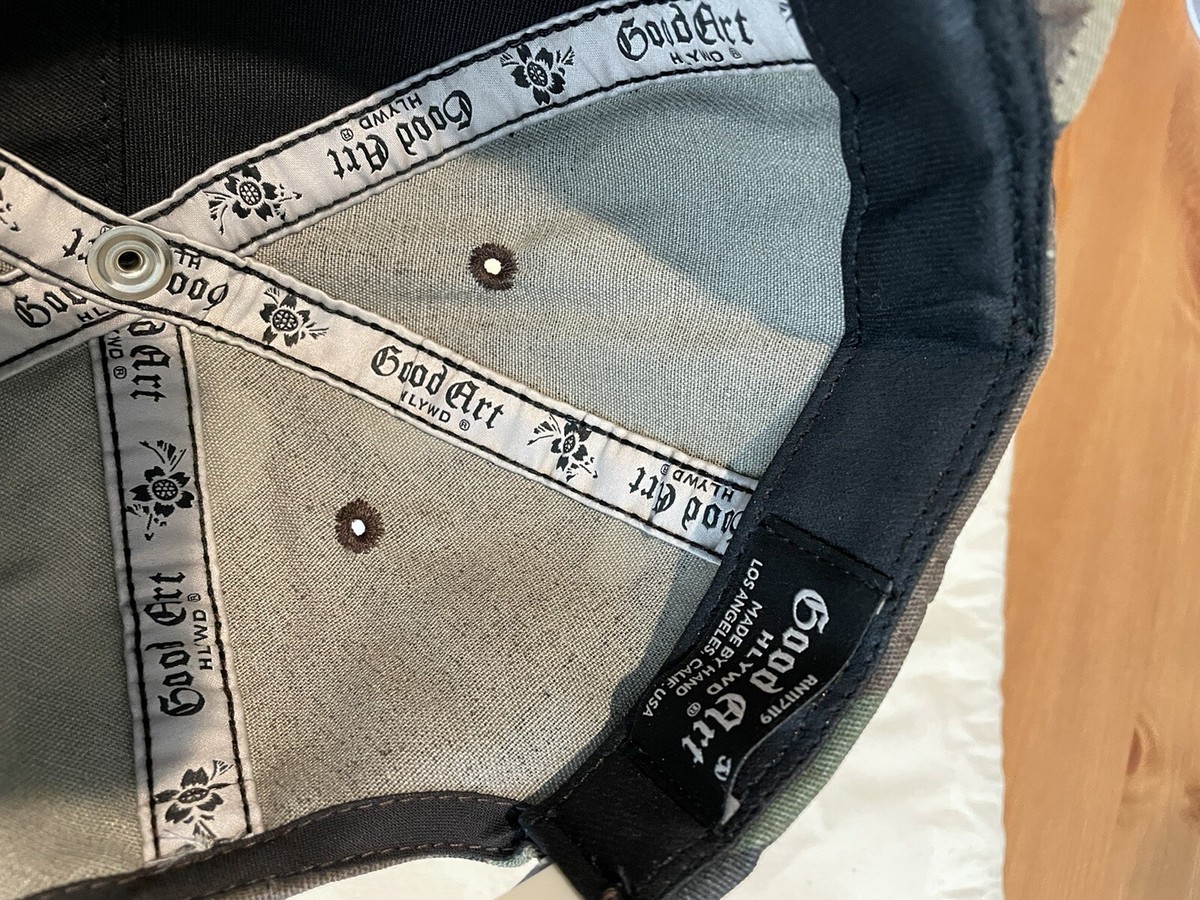 帽子 goodarthlywd Good Art Hlywd Rosette Embroidery Logo 925 Silver Snap Bit